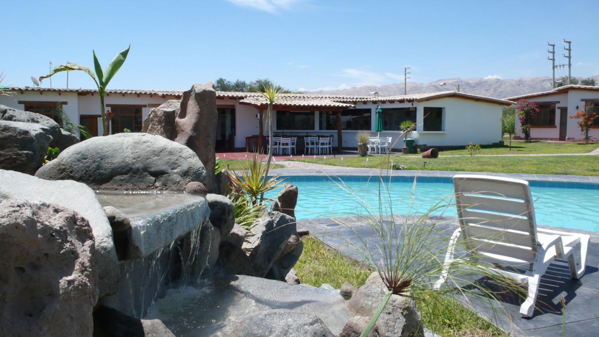 Casa Hacienda Nasca Oasis Hotel นัซกา ภายนอก รูปภาพ